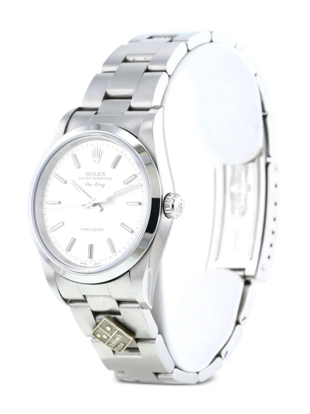 2005 pre-owned Rolex Air King Domino's - 34 mm