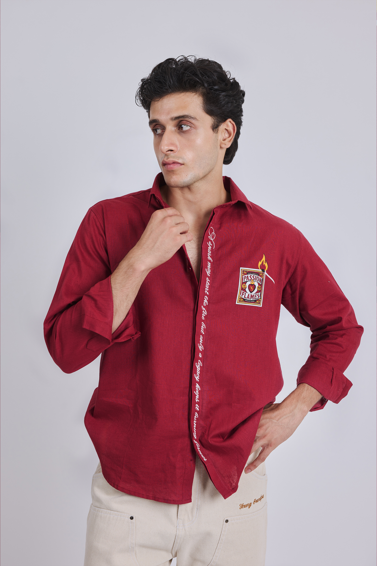 Young Grandpa WILDFIRE LINEN SHIRT