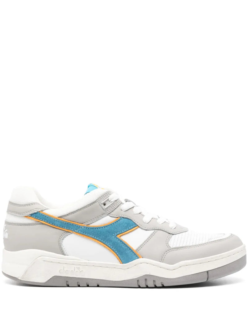 B.560 Used panelled leather sneakers
