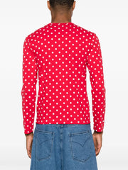 polka-dot cotton T-Shirt