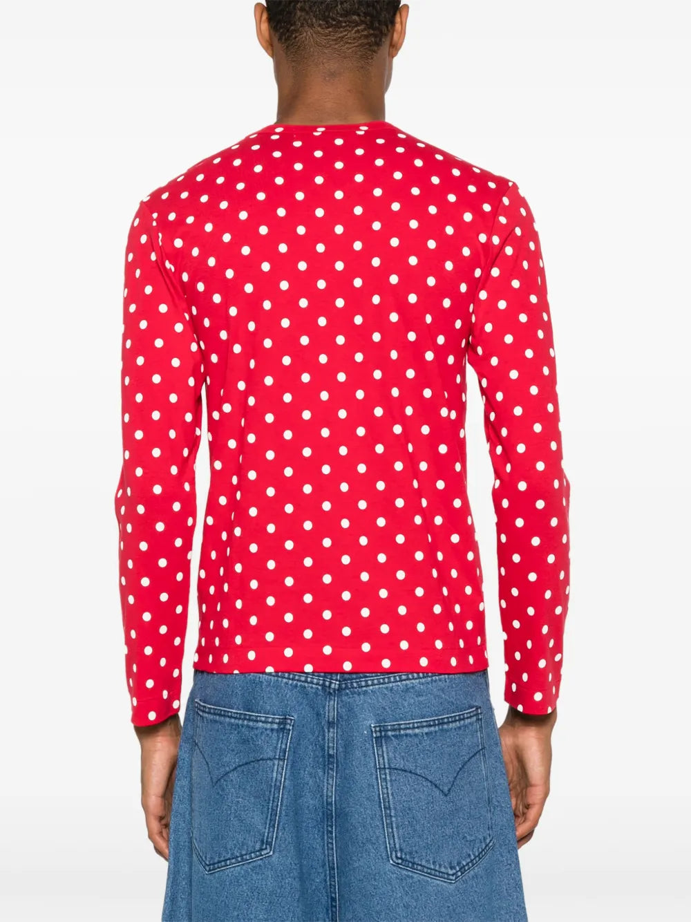 polka-dot cotton T-Shirt