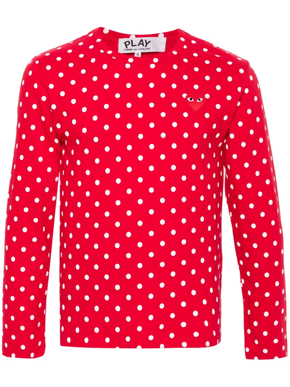 polka-dot cotton T-Shirt