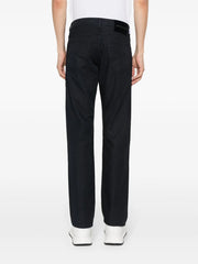 scarf-detail straight trousers