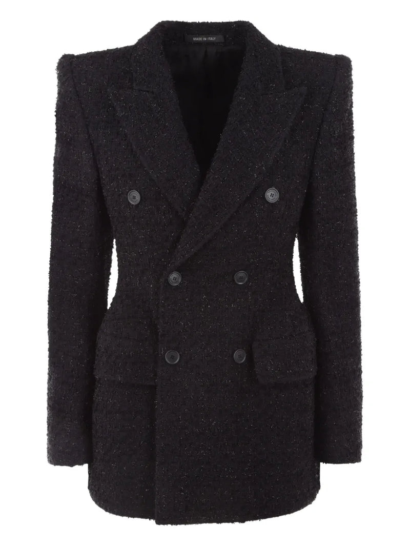 Hourglass tweed blazer
