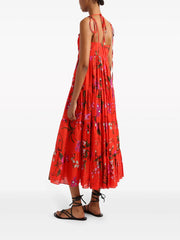 floral-print tiered dress