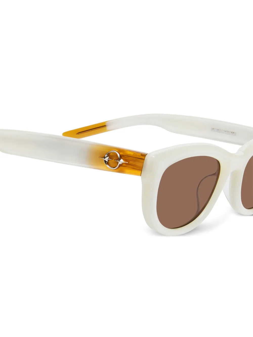 Monochrome cat-eye sunglasses