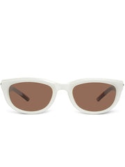 Monochrome cat-eye sunglasses