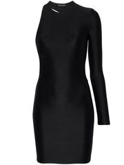 asymmetric mini dress