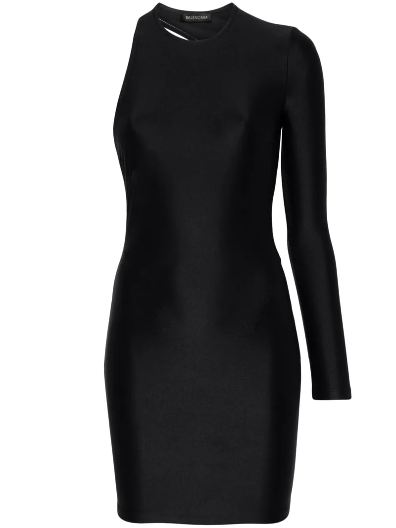 asymmetric mini dress