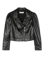 stud-detailed biker jacket