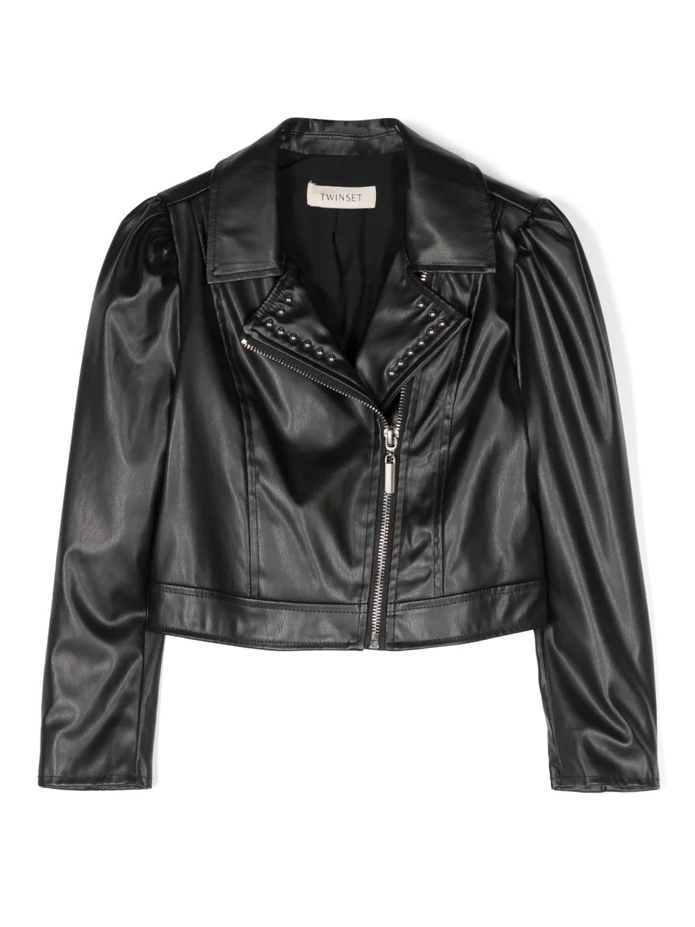 stud-detailed biker jacket