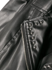 stud-detailed biker jacket
