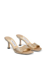 70mm Skye satin sandals