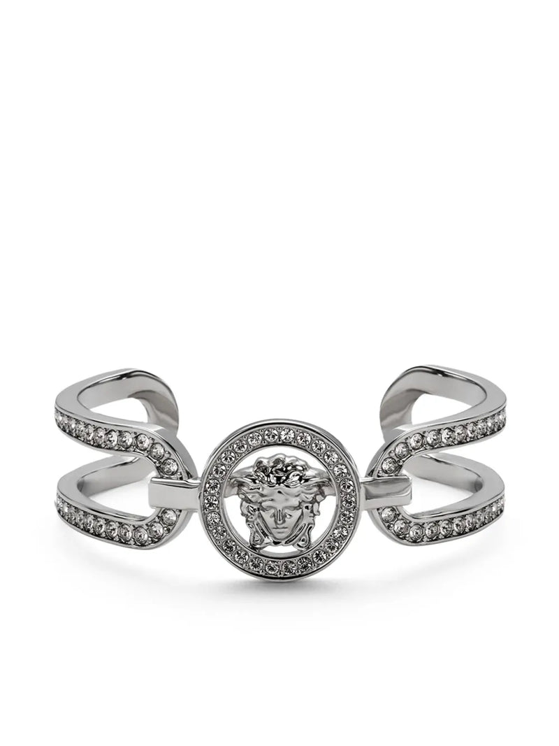 Medusa '95 crystal-embellished cuff bracelet