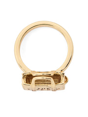 The Mini Icon Bag sculpted ring