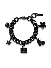 The Mini Icon pavé charm bracelet