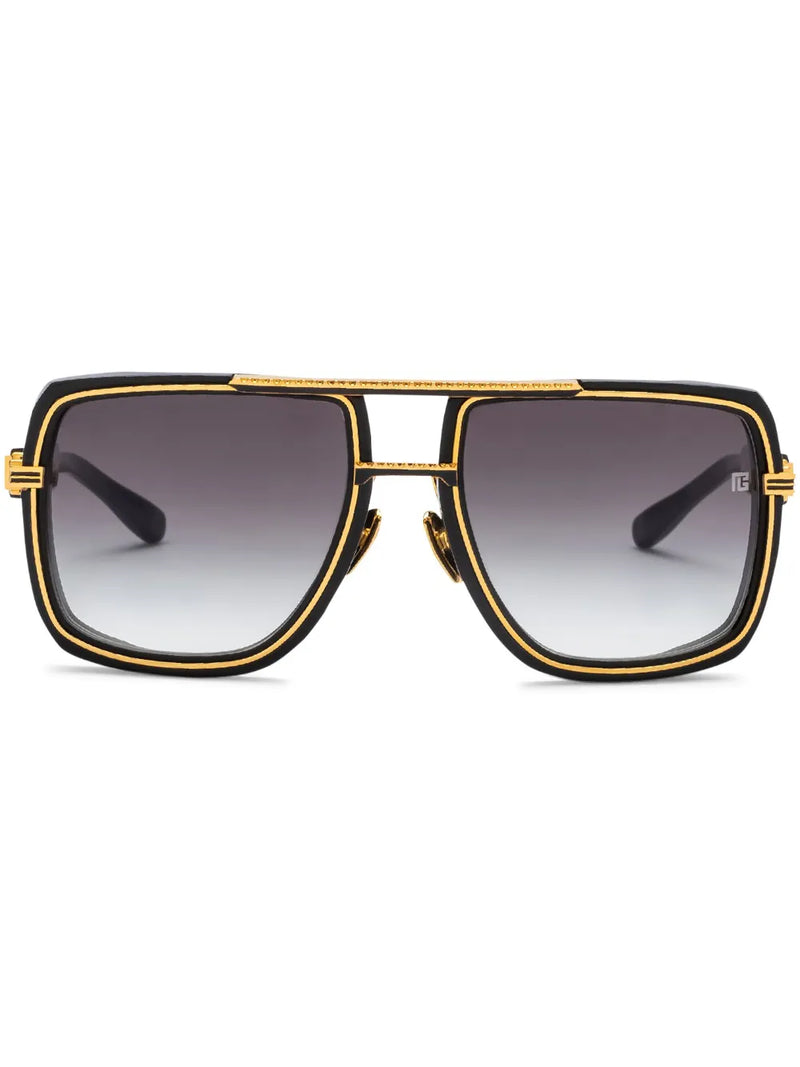 Soldier pilot-frame sunglasses
