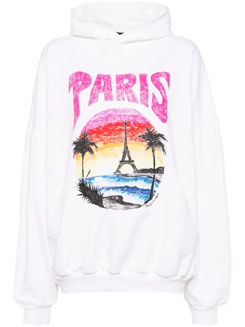 Paris Tropical cotton Hoodie