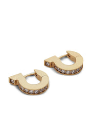 Gancini crystal-embellishment earrings