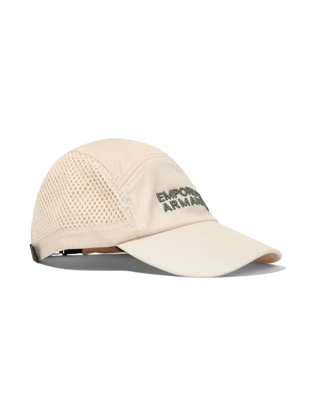 logo-embroidered mesh-panelled cap