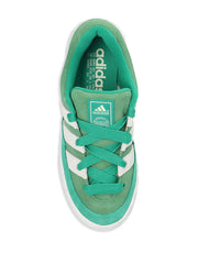 Adimatic leather lace-up sneakers