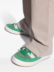 Adimatic leather lace-up sneakers