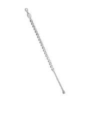 logo-engraved metal bracelet