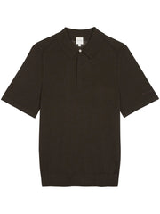 merino-wool polo shirt