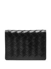 woven-design bi-fold cardholder