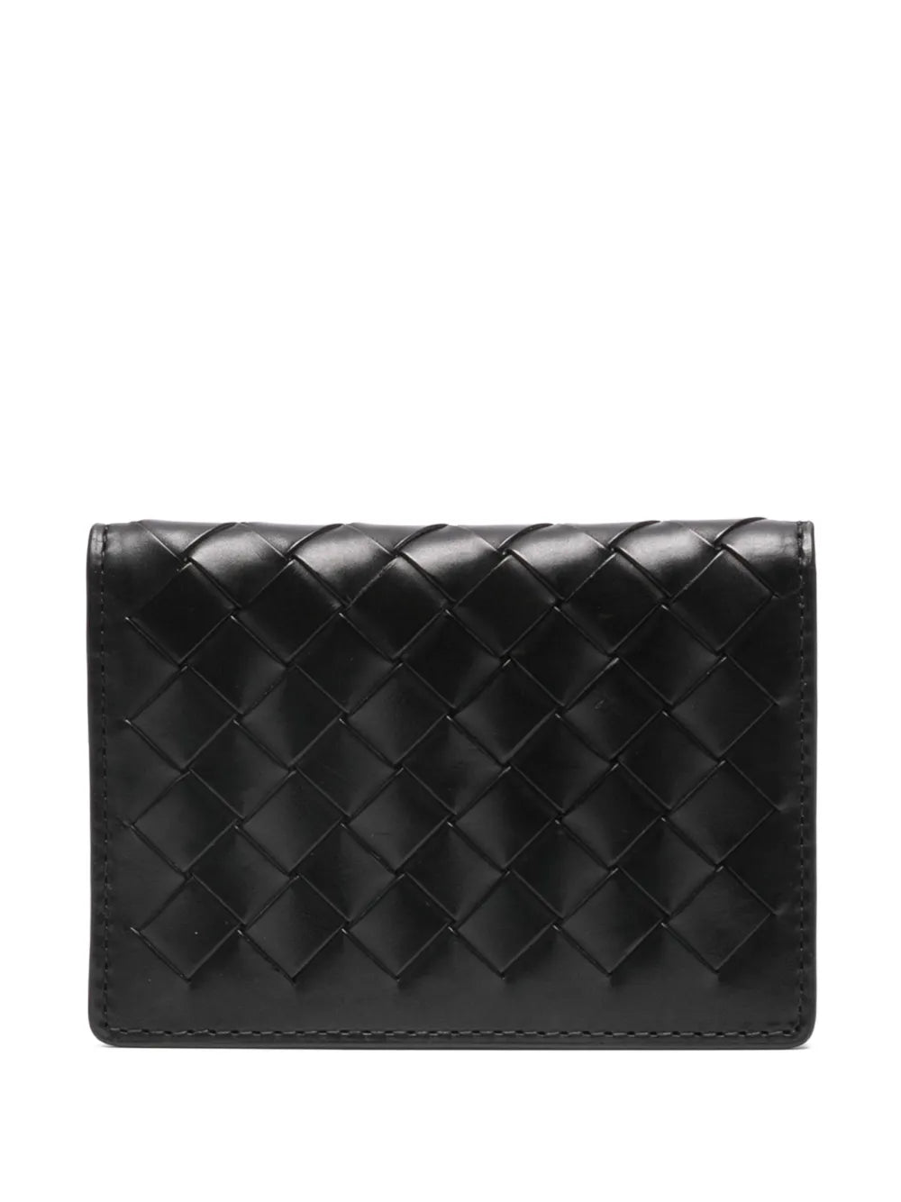 woven-design bi-fold cardholder