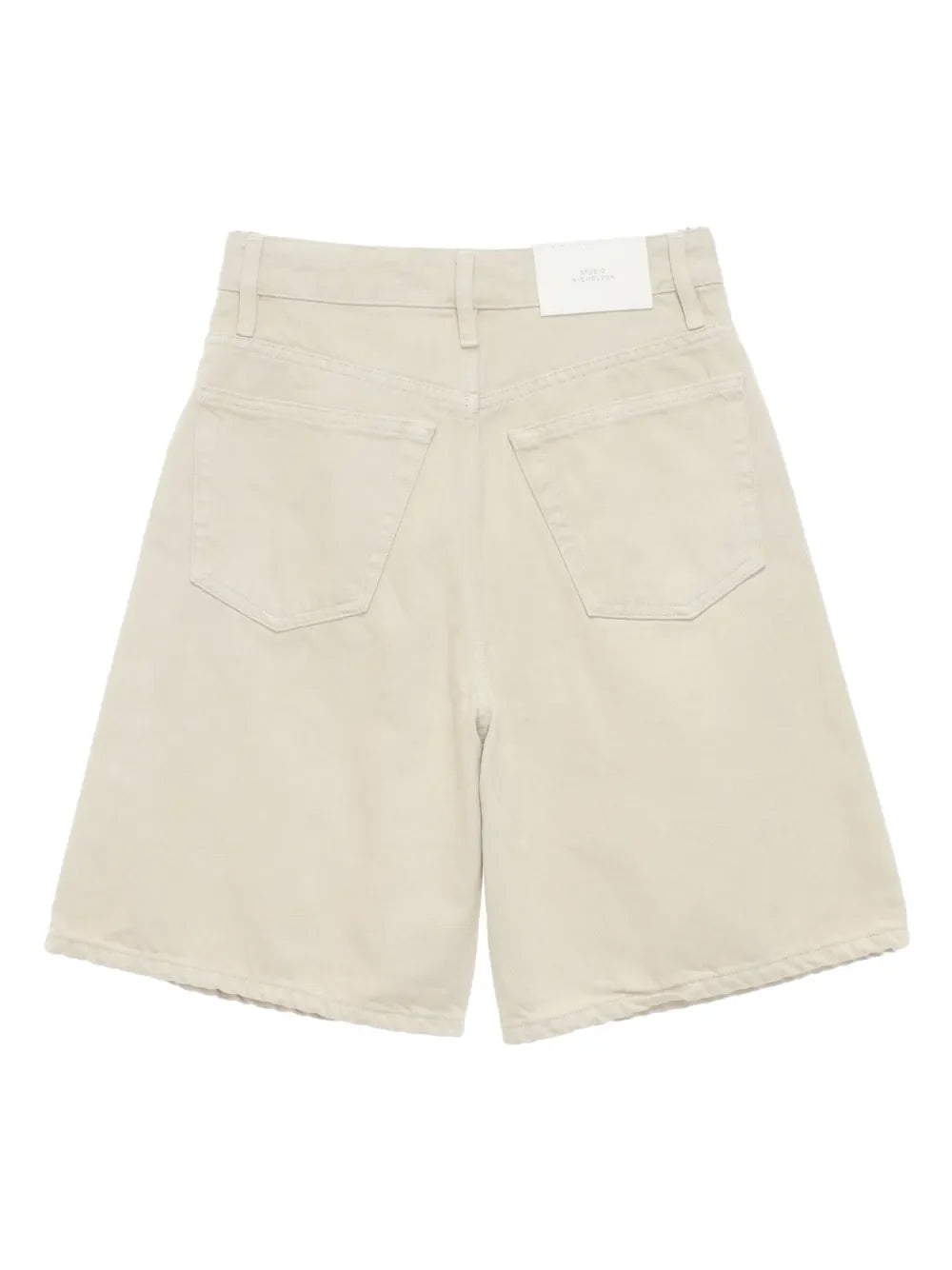 logo-patch cotton-blend shorts