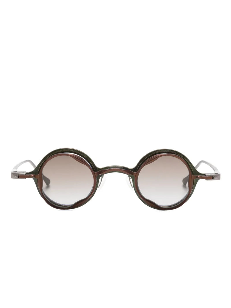 interchangeable-frame sculpted glasses