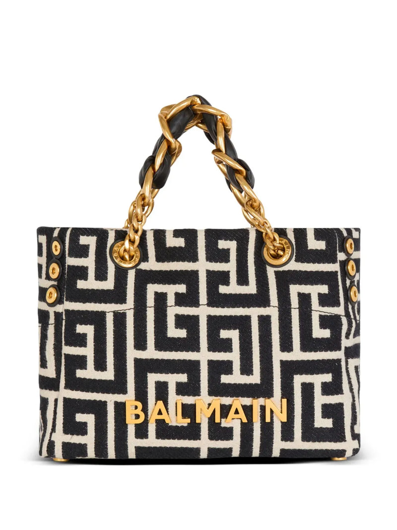 small 1945 Soft jacquard tote bag