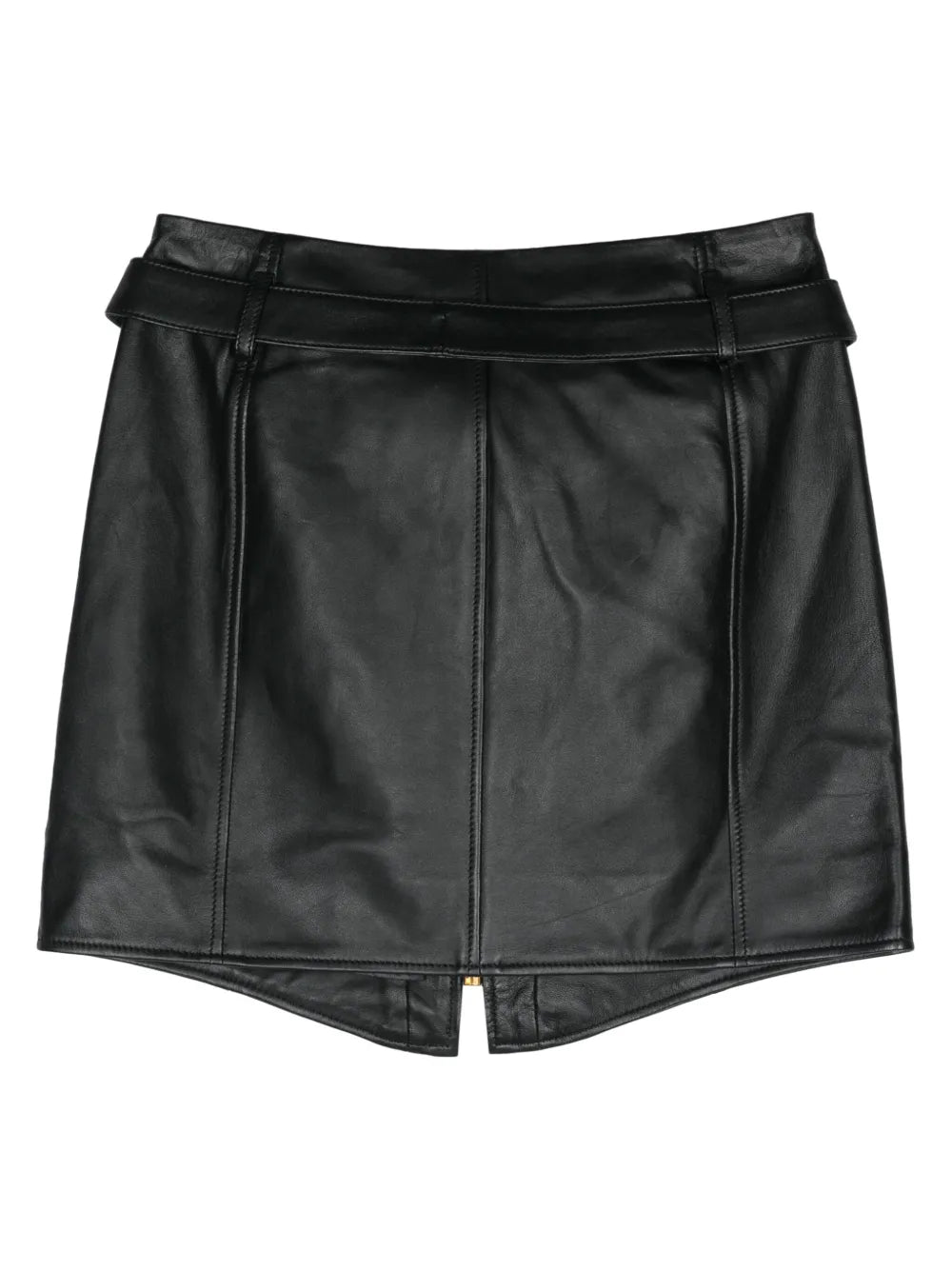 leather mini skirt