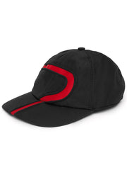 logo-embroidered cotton cap