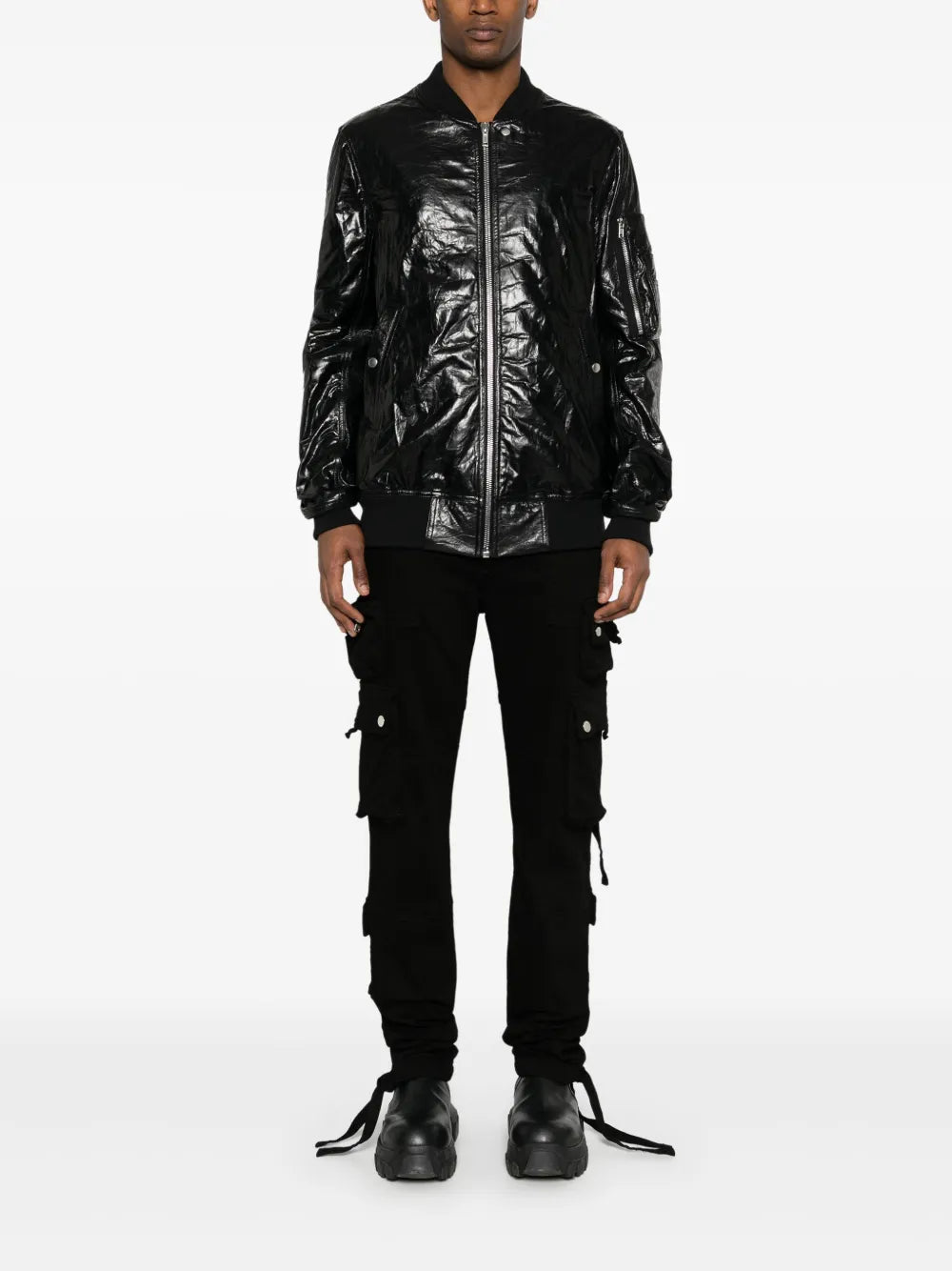 Classic Flight leather bomber jacket