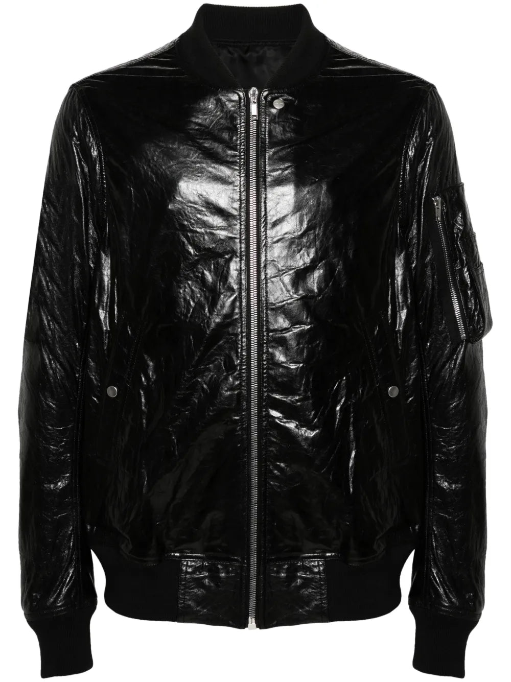 Classic Flight leather bomber jacket