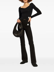 Boke Flower 2.0 embroidered flared-leg trousers