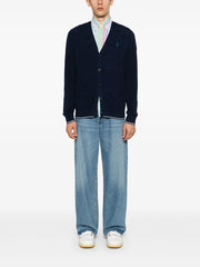 Polo Pony-embroidery cardigan