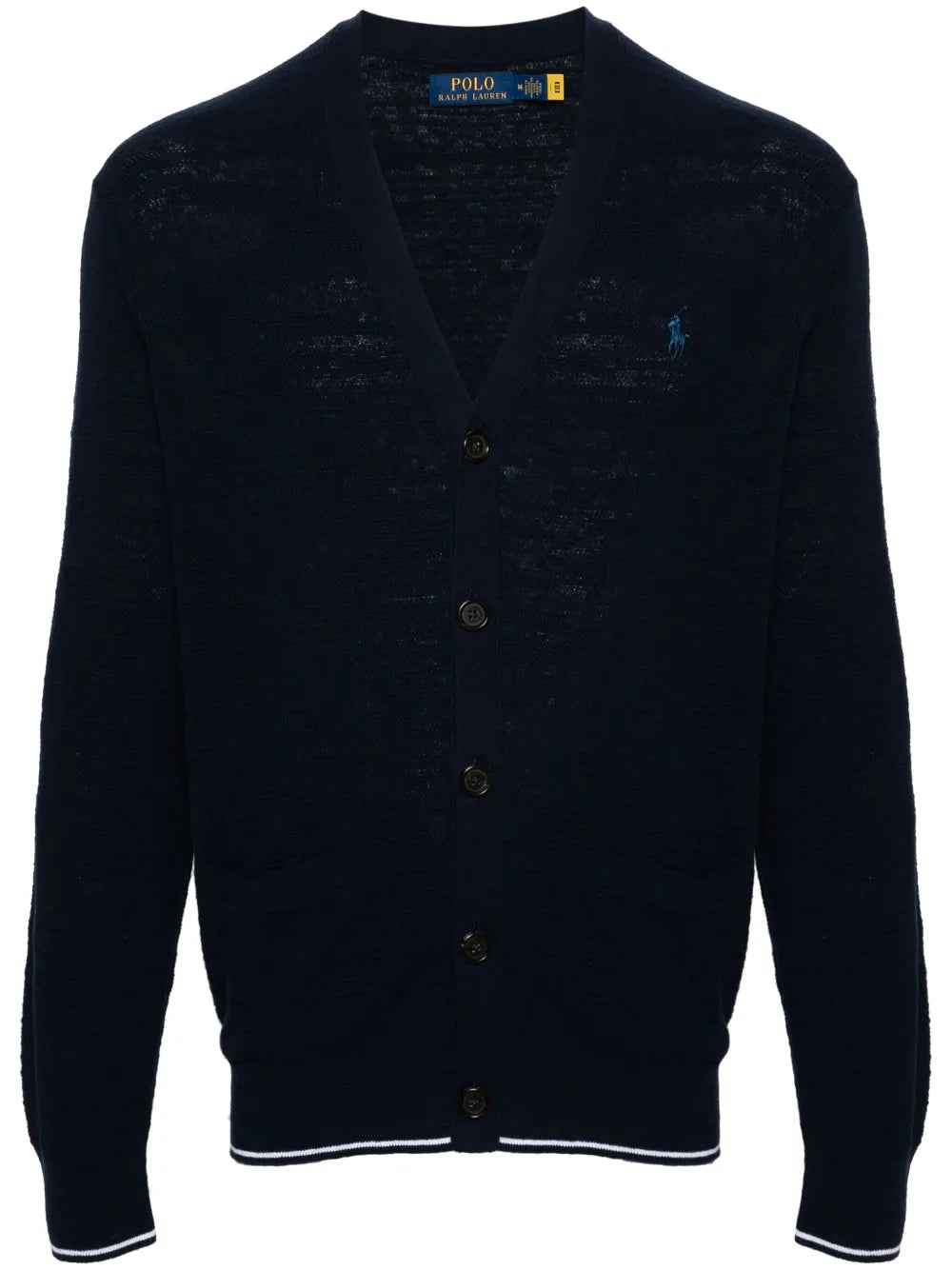 Polo Pony-embroidery cardigan