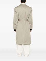 belted double-breasted coat