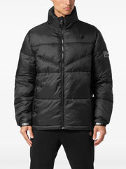 logo-patch puffer jacket
