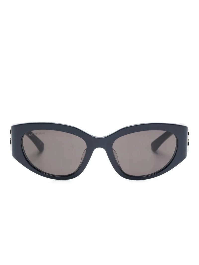 Bossy oval-frame sunglasses