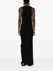draped maxi dress