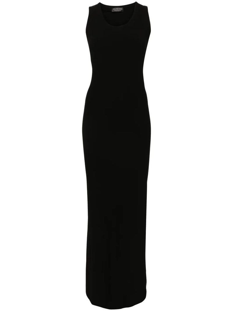 draped maxi dress