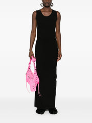 draped maxi dress