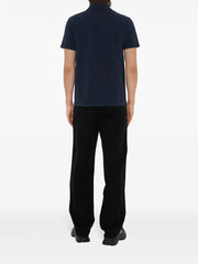 EDK-embroidered cotton polo shirt