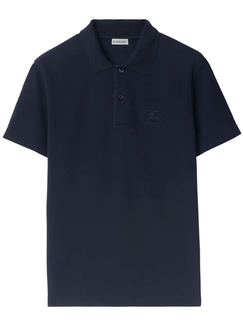 EDK-embroidered cotton polo shirt