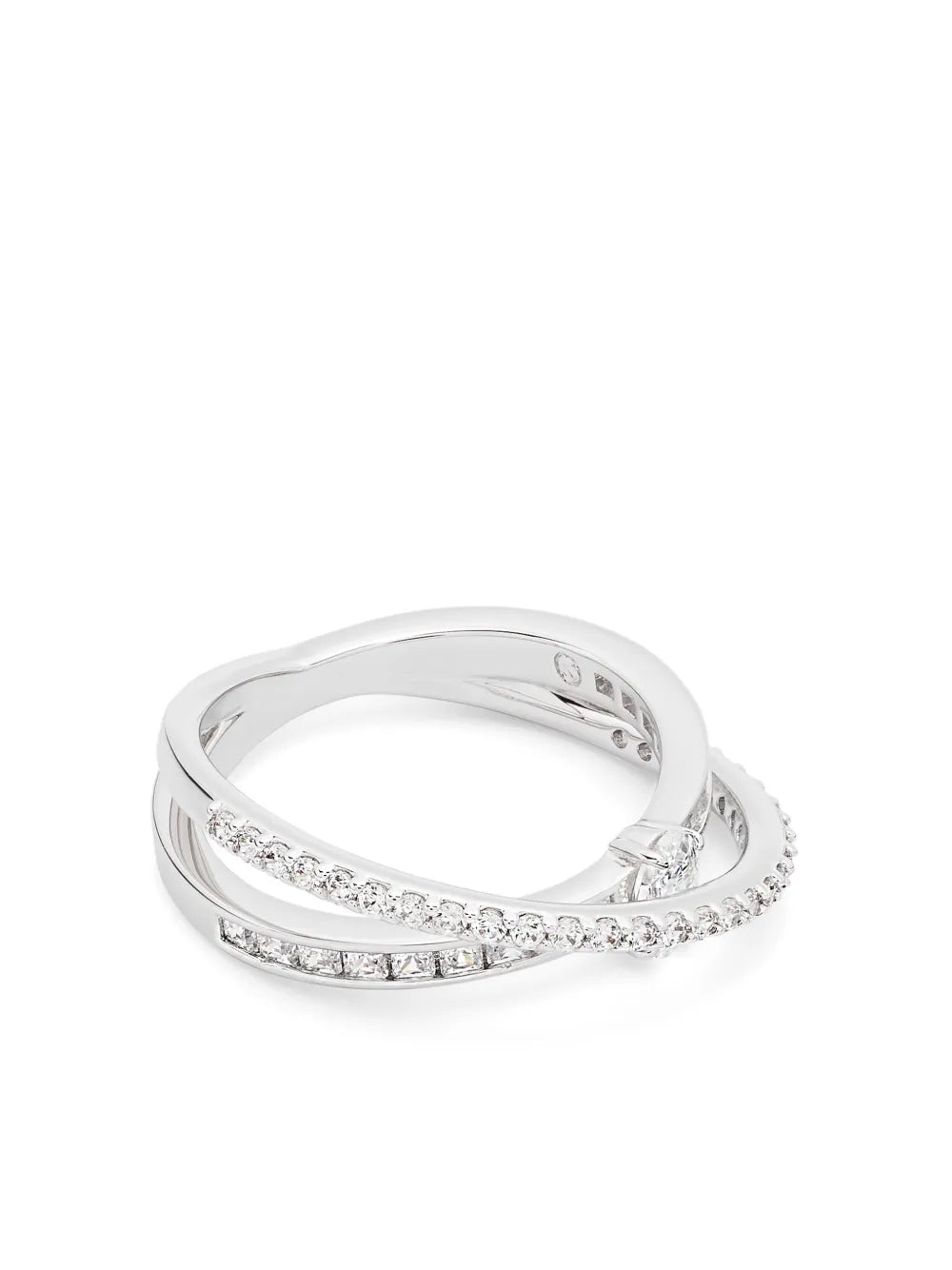 Hyperbola crystal-embellished ring