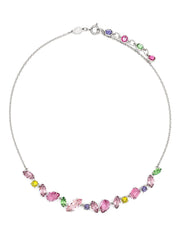 Gema mixed-cuts crystal necklace